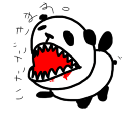 Meat eating PANDA & KOALA sticker #14055592