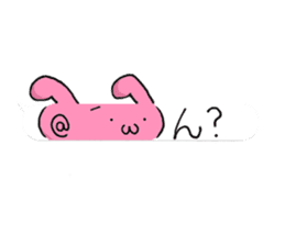 Loose rabbit character 2 sticker #14055798