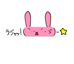 Loose rabbit character 2 sticker #14055800