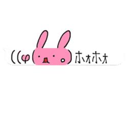 Loose rabbit character 2 sticker #14055804
