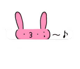 Loose rabbit character 2 sticker #14055811