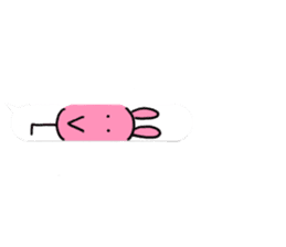 Loose rabbit character 2 sticker #14055831