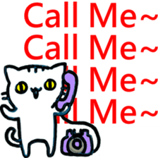 Little Murmur Cat sticker #14055970
