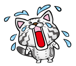 My sweet cat JUN sticker #14056023