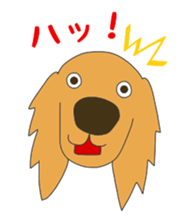 Golden Retrievers' cute stickers set 2 sticker #14056464