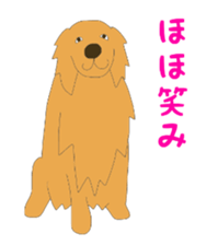 Golden Retrievers' cute stickers set 2 sticker #14056475