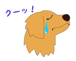 Golden Retrievers' cute stickers set 2 sticker #14056489