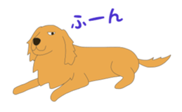 Golden Retrievers' cute stickers set 2 sticker #14056498