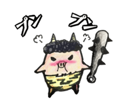 Cute little pig Shiro chan sticker #14056517