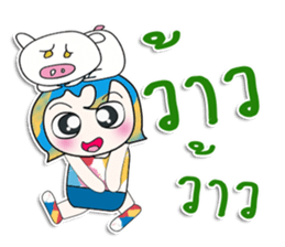 Mr. Nada. I love pig. ^_^ sticker #14056607