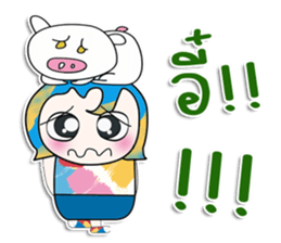 Mr. Nada. I love pig. ^_^ sticker #14056612