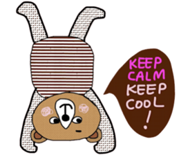 Handsome Brown Bear ,the Tim sticker #14056639