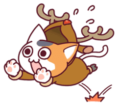 Nyagoes in Christmas sticker #14056790