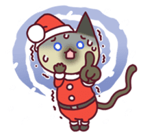 Nyagoes in Christmas sticker #14056793