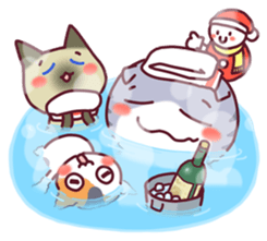 Nyagoes in Christmas sticker #14056794