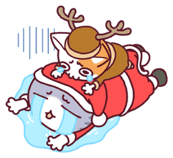 Nyagoes in Christmas sticker #14056799