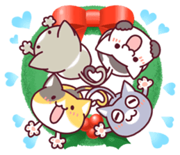 Nyagoes in Christmas sticker #14056804