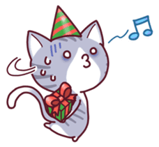Nyagoes in Christmas sticker #14056805