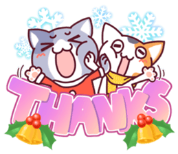 Nyagoes in Christmas sticker #14056806