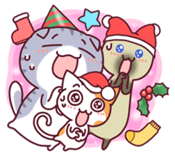 Nyagoes in Christmas sticker #14056813