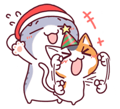 Nyagoes in Christmas sticker #14056819