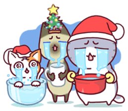 Nyagoes in Christmas sticker #14056820