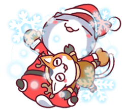 Nyagoes in Christmas sticker #14056821