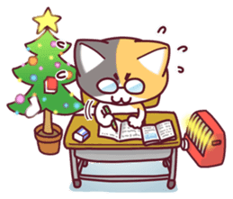 Nyagoes in Christmas sticker #14056825