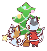 Nyagoes in Christmas sticker #14056829