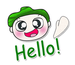 ^_^ .. My name is Hatori. sticker #14057142