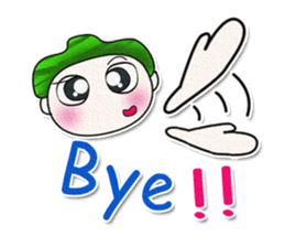 ^_^ .. My name is Hatori. sticker #14057144