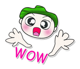 ^_^ .. My name is Hatori. sticker #14057146