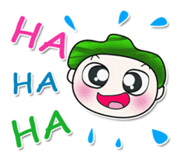 ^_^ .. My name is Hatori. sticker #14057154