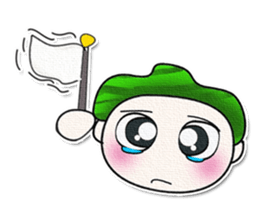 ^_^ .. My name is Hatori. sticker #14057177