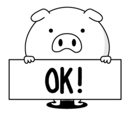 A little mouth is bad pig2(Ovr edition) sticker #14057183