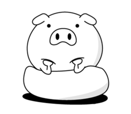 A little mouth is bad pig2(Ovr edition) sticker #14057193