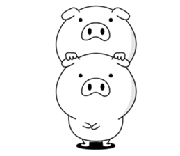 A little mouth is bad pig2(Ovr edition) sticker #14057195