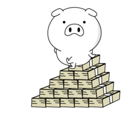 A little mouth is bad pig2(Ovr edition) sticker #14057199