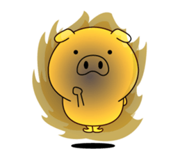 A little mouth is bad pig2(Ovr edition) sticker #14057205