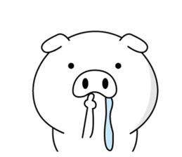 A little mouth is bad pig2(Ovr edition) sticker #14057206