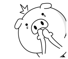 A little mouth is bad pig2(Ovr edition) sticker #14057209