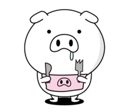 A little mouth is bad pig2(Ovr edition) sticker #14057213