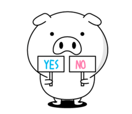 A little mouth is bad pig2(Ovr edition) sticker #14057216