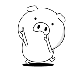 A little mouth is bad pig2(Ovr edition) sticker #14057217