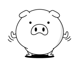 A little mouth is bad pig2(Ovr edition) sticker #14057218