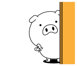 A little mouth is bad pig2(Ovr edition) sticker #14057221