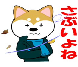 Shiba dog is a company employee sticker #14057489
