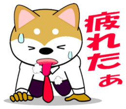 Shiba dog is a company employee sticker #14057506