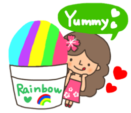 Hawaiian Boy & Girl sticker #14057616