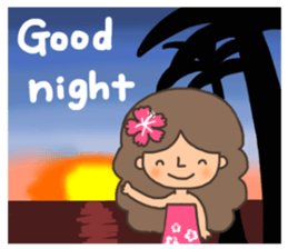 Hawaiian Boy & Girl sticker #14057628